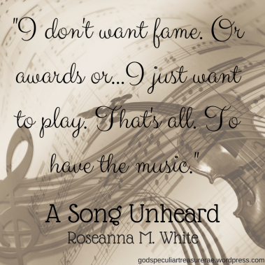 _I don't want fame. Or awards or...I just want to play. That's all. To have the music._